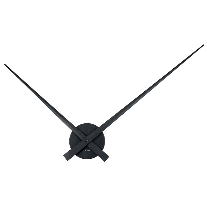 Metal Wall Clock, Black