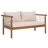 Sabrina 4 Piece Teak Conversation Set