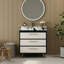 Meuble-lavabo autoportant moderne avec lavabo-1092486221