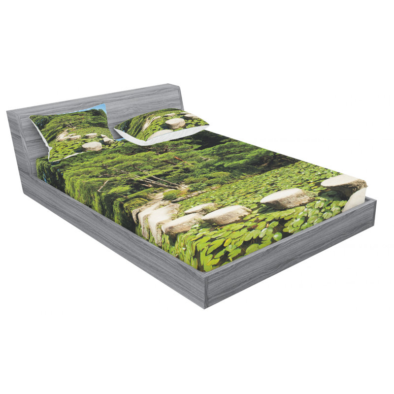 Ensemble de draps Peace, Ensemble de drap pour grand lit avec drap-housse