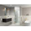 Albedo 29.5 in. x 78 in. Fully Frameless Hinge Shower Door-1239002673