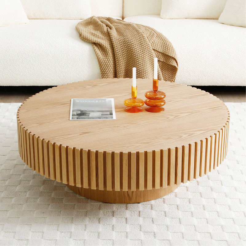 Table basse en bois naturel 39,37 pi.