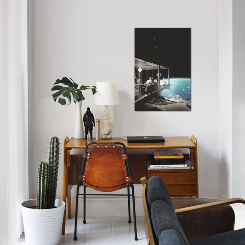 « the view », impression sur toile, H 12 po x l 8 po x P 0,75 po