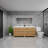 Beyerville 70.9'' Double Bathroom Vanity with Acrylic Top-720467854
