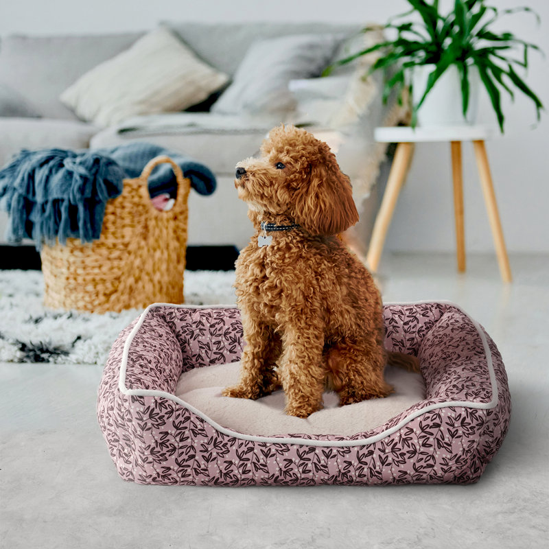 Elle Printed Microsuede Cuddler with Plush Centre