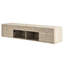 Terra 71" Wall-Mounted TV Stand In Travertine