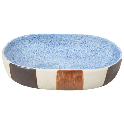 Metro Lane Bonine 59mm L x 40mm W Multicolour Ceramic Oval Sink