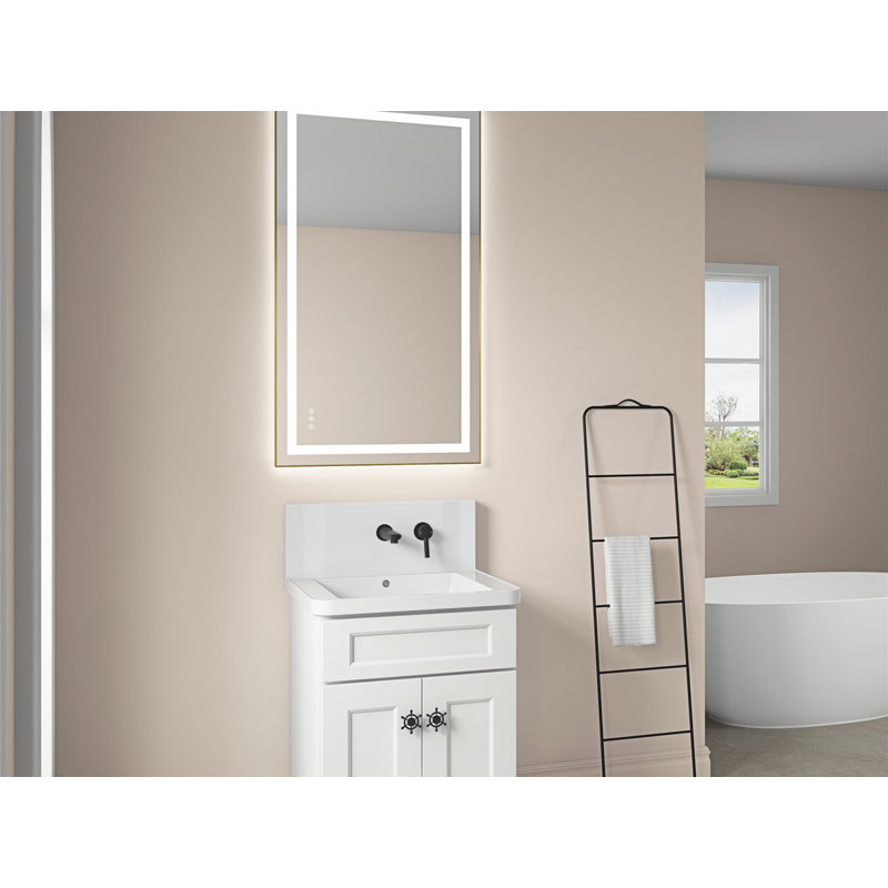 15.00'' Single Bathroom Vanity with Wood Top
