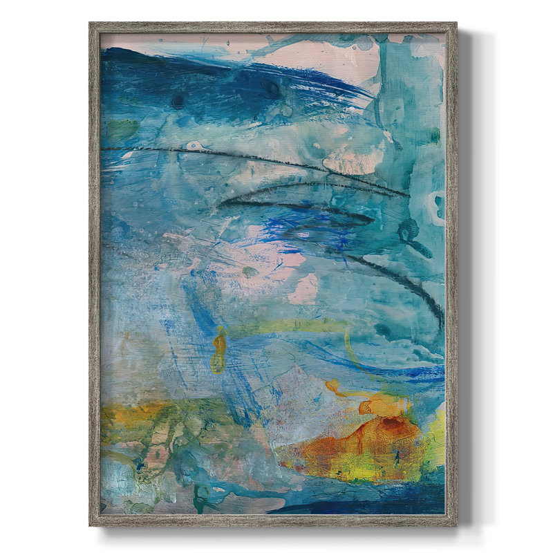 «Spring Winds V», reproduction encadrée - bois massif, H 11 po x l 9 po