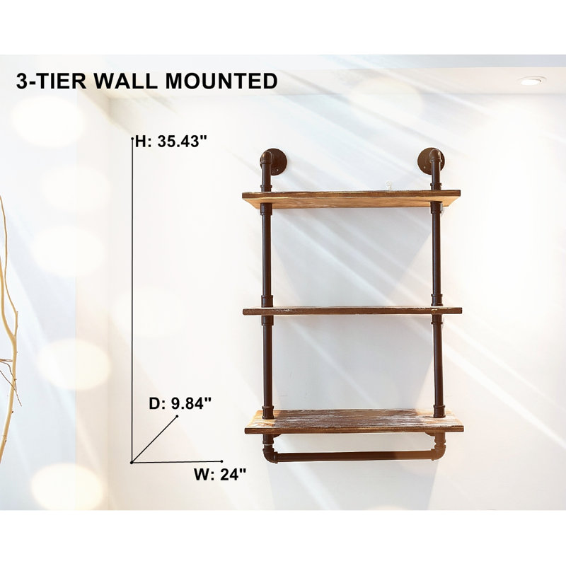 Argentino Metal Bathroom Shelves