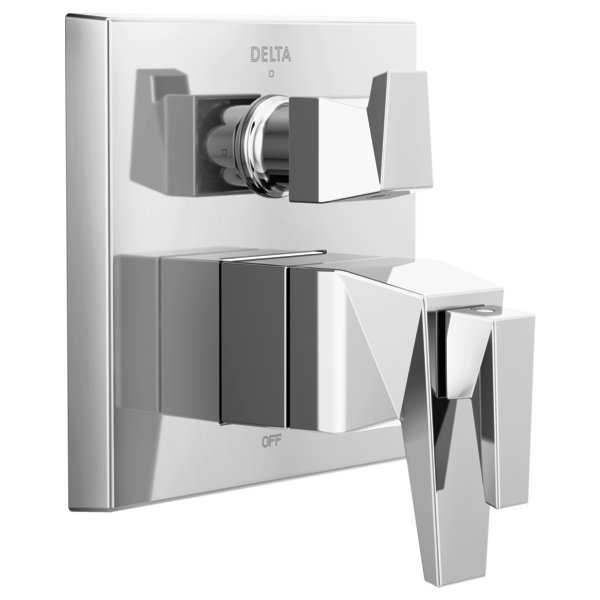 Two-Handle Monitor 17T Series Valve Trim With 3-Setting Diverter