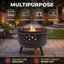 Round Charcoal Fire Pit