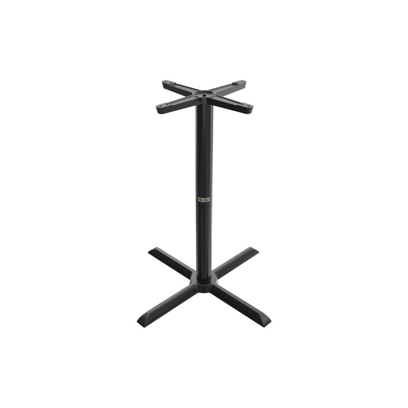 Core Collection All-Weather 30" Counter Height Table X-Base, Black