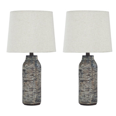 Ensemble de lampes de table noires 24,75 "Bigelow