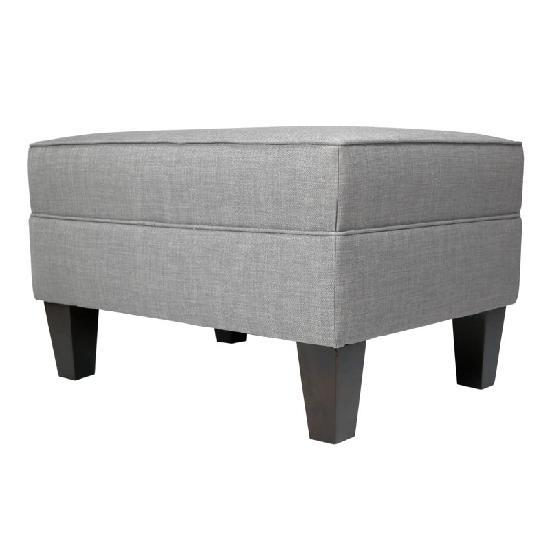 Culloden Upholstered Ottoman, Gray