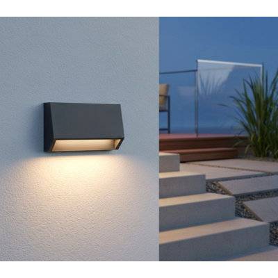 6cm H Integrated LED Outdoor Sconce