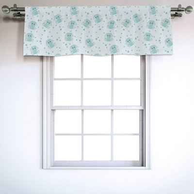 Sateen Ruffled Window Valance