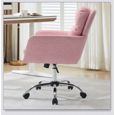 Chaise de bureau en cuir PU à hauteur réglable pour plus de confort et de durabilité, adaptée à divers environnements, y compris le bureau et la chambre à coucher.