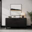Buffet Modern avec 4 portes Sunburst et armoire de rangement Modern