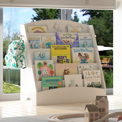 Bibliothèque à 5 niveaux pour enfants, idéale pour la chambre de bébé, la salle de jeux ou la chambre d'enfant.