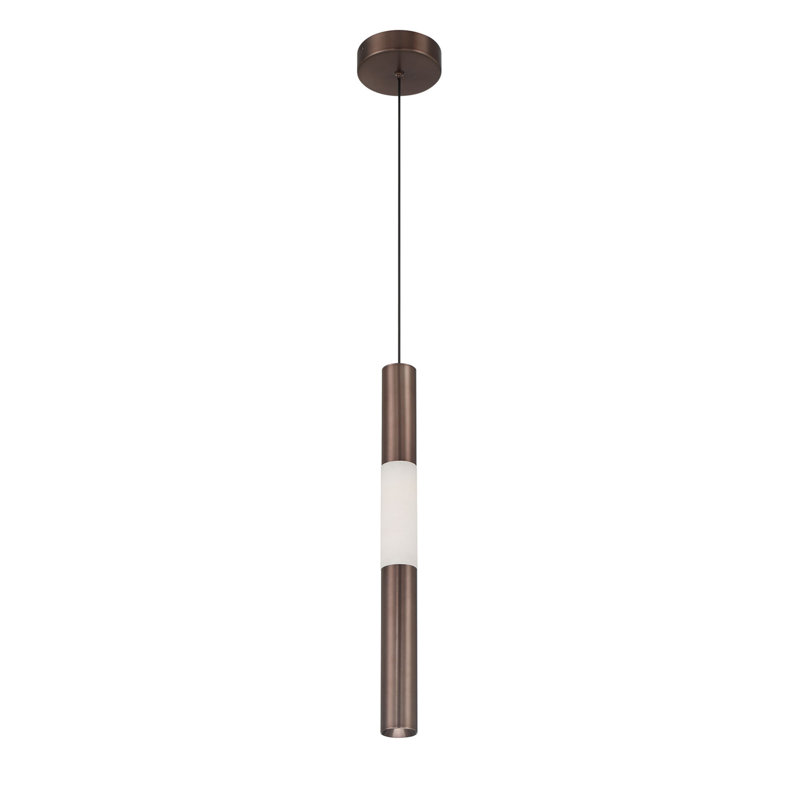 Luminaire suspendu, 21 po, bronze Harlow, albâtre, Bronze Harlow