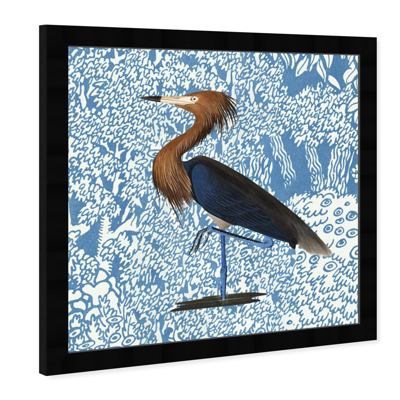 " Bird Pose " by Oliver Gal, Black, 26" H x 26" W x 0.5" D