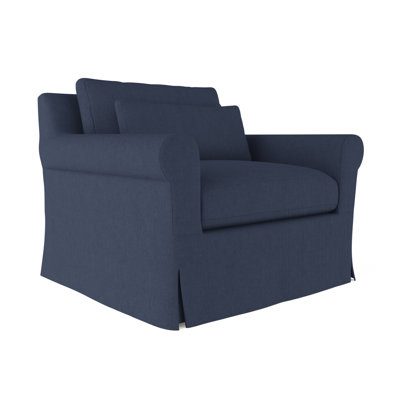 Transitional Skirted Chair