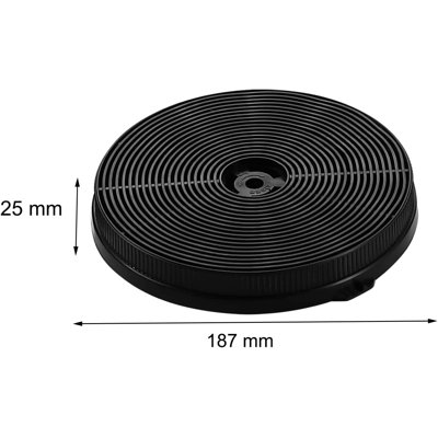 Filtre à charbon de bois pour hotte de cuisine