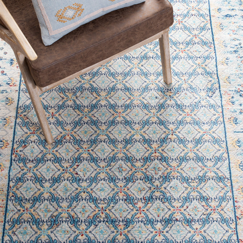 Brentwood Performance Oriental Rug, Square 6'7"