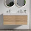 Meuble-lavabo mural 48 po Grace