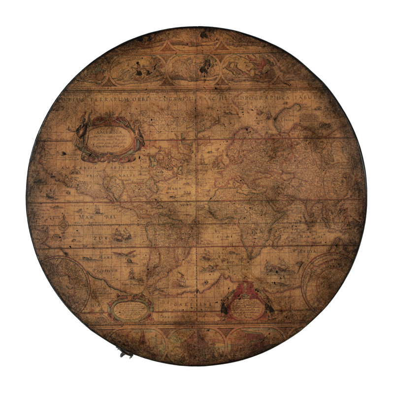 Vasco Old World Map Duffel Table