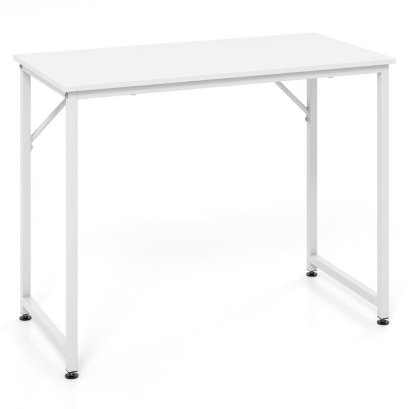 40 Inch Small Computer Desk With Heavy-Duty Metal Frame