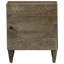 40cm W Metal Bedside Table