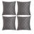HV_Set Of 4 Throw Velvet Self Cross Cushion Covers-2275331-2275341