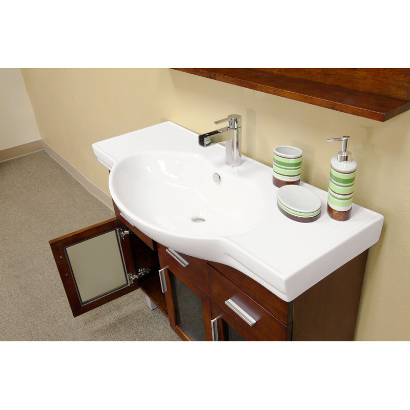 Meuble-lavabo de salle de bain simple avec lavabo 40 po Neufeld