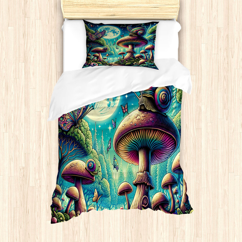 Aesthetic Duvet Cover, Twin Duvet Cover + 1 Standard Shams