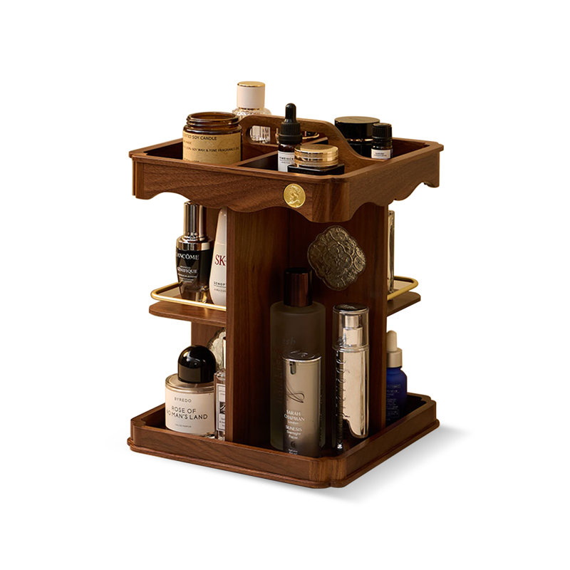 Boîte de rangement rotative pour cosmétiques