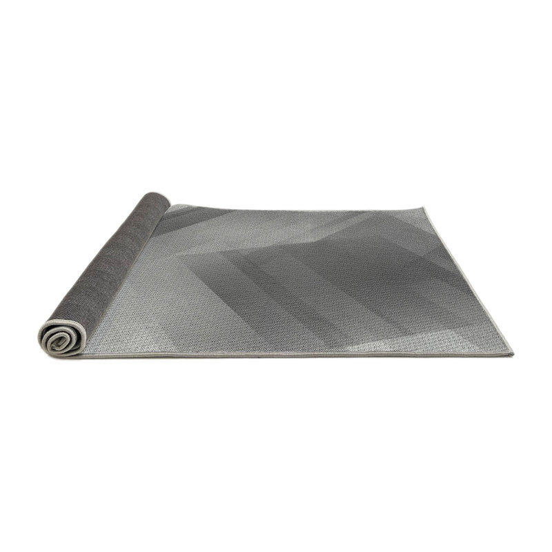 Tapis abstrait gris, Rond 3 pi