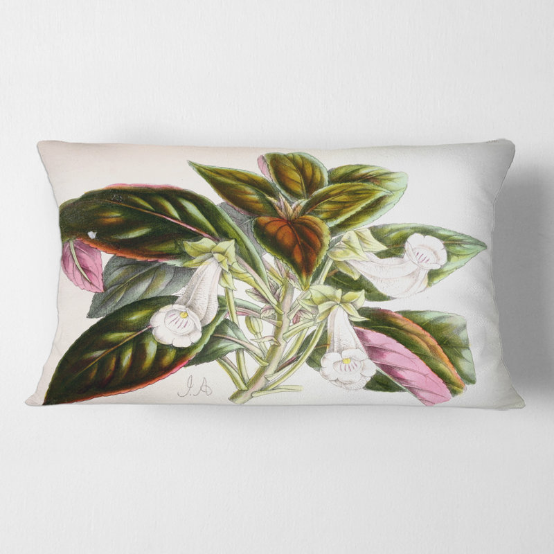 Blossoming Flower V Rectangular Pillow Cover & Insert