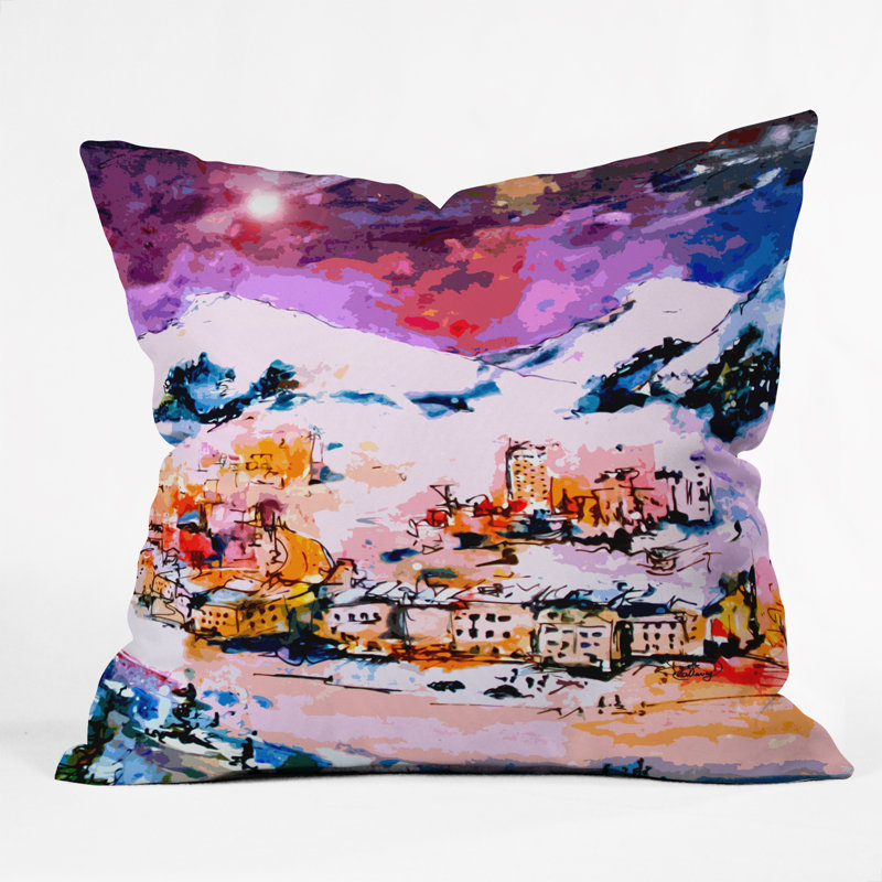Coussin de l’étoile winter, 16 po x 16 po