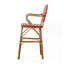 Ensemble de 2 tabourets de bar d'extérieur en osier et aluminium 29,5 po-126665717