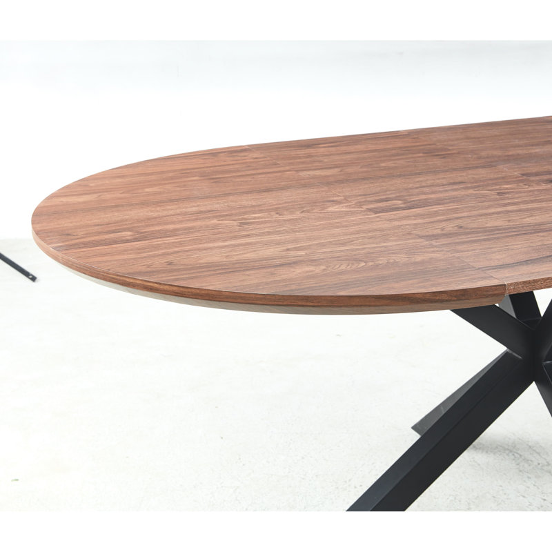 Extensible Table Legs For Office, Dining, And Recreation Areas - Walnut, Stable, Convenient Workspaces Functional