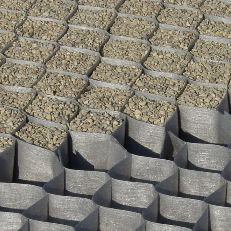 Ground Grid Stabilization System Shade Cloth and Cover, 2" H x 300" W x 48" D