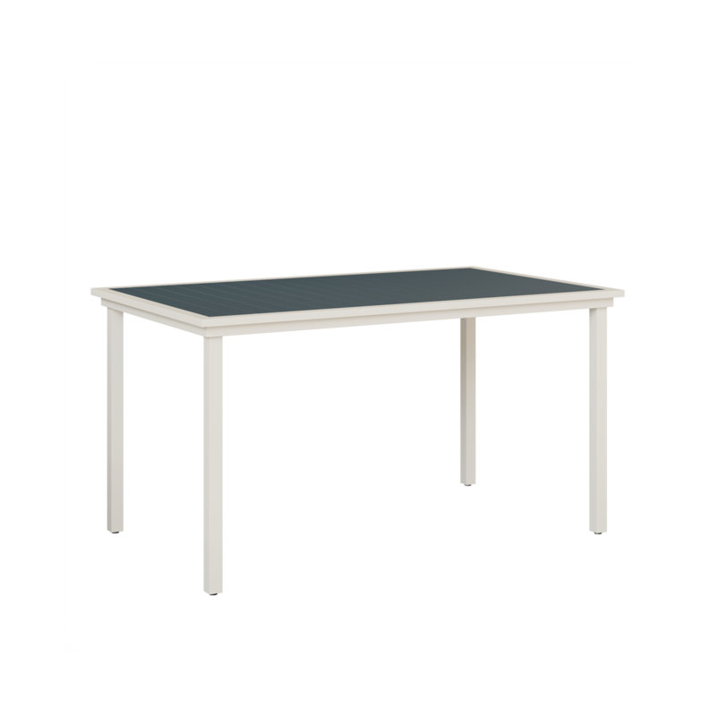 Vida Outdoor Bar Table, Slate, Matte White