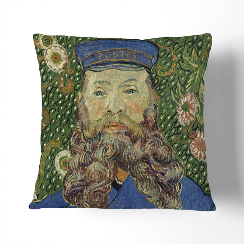 The Postman Joseph Roulin Vol.1 Scatter Cushion, 55cm H x 55cm W x 20cm D