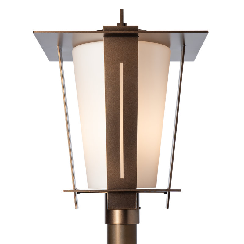 Linea Outdoor Lantern Post Light, Coastal Bronze