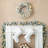 Soperton Pre-Lit Snow Flocked Christmas Garland with 35 Warm Lights and Timer