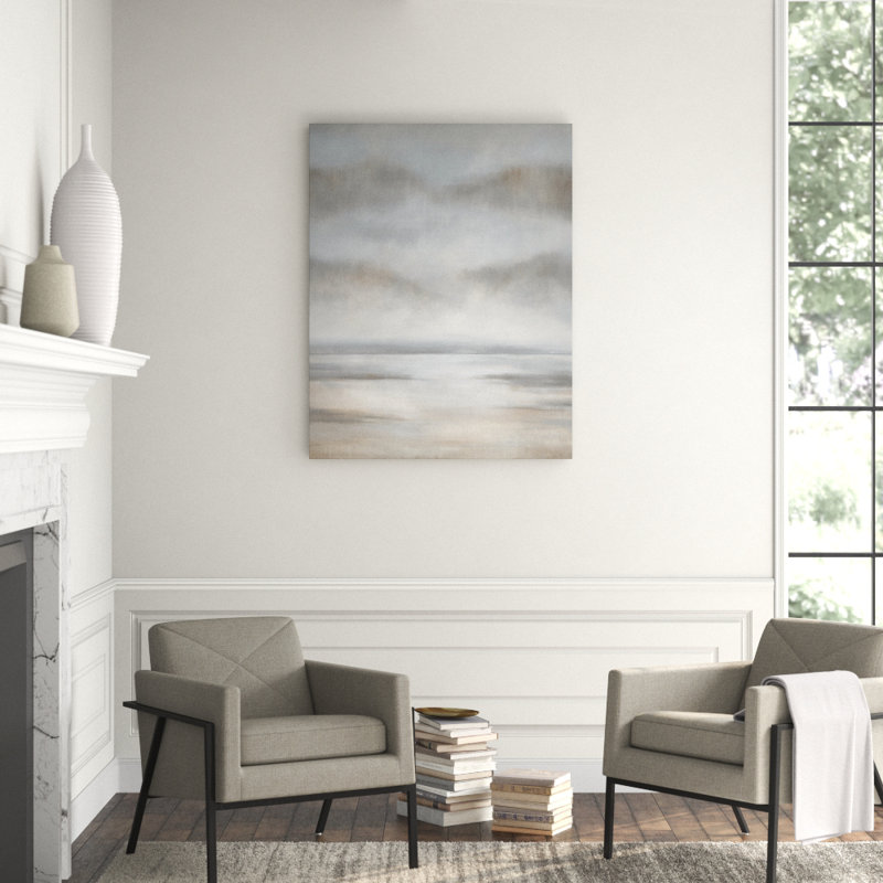 Pearly Sky I Giclee Wall Art Décor By Barclay Butera Print by Barclay Butera, 64" H x 50" W, Image Brush Gel