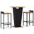 Alexanndra Square 2 - Person 43.30708661cm Long Dining Set