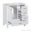 Meuble-lavabo moderne 30 po avec lavabo, porte à fermeture douce et 3 tiroirs-1915363195